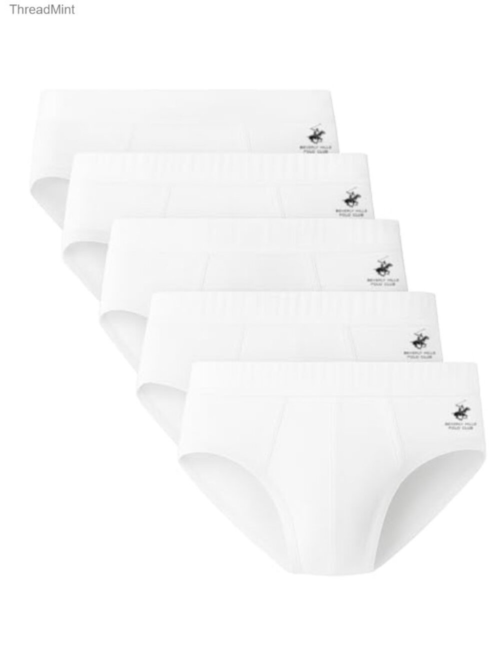 Men's 5 Pack Low Rise Briefs Breathable Cotton Underwear Multipack